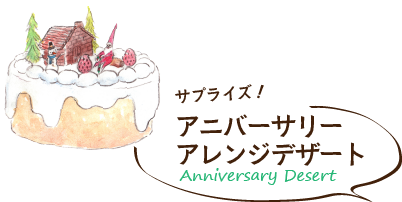 サプライズ！お誕生日ケーキ・Birthday cake